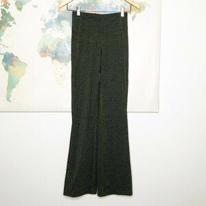 Lucy Leggings Boot Cut Heather Green Waist Pocket Pull On Women’s Size XS